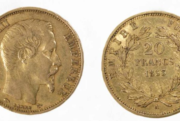 Pièce d'or Napoléon III de 1853