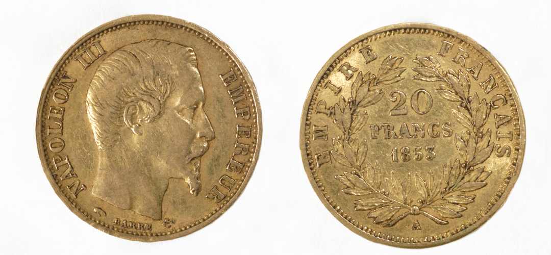 Pièce d'or Napoléon III de 1853