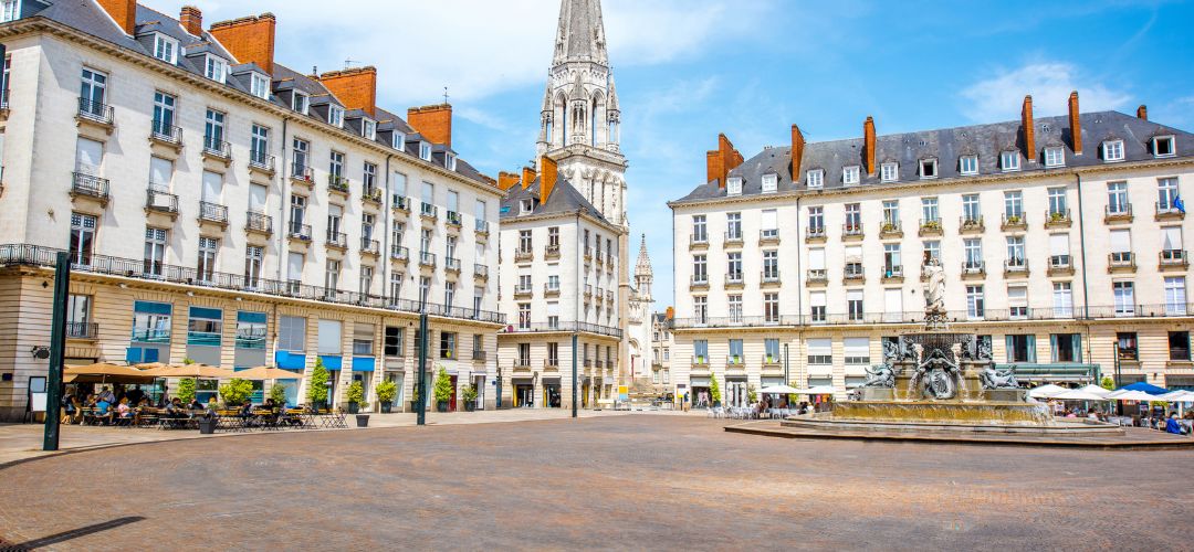 Immobilier à Nantes, la place Royale. Centre de Nantes